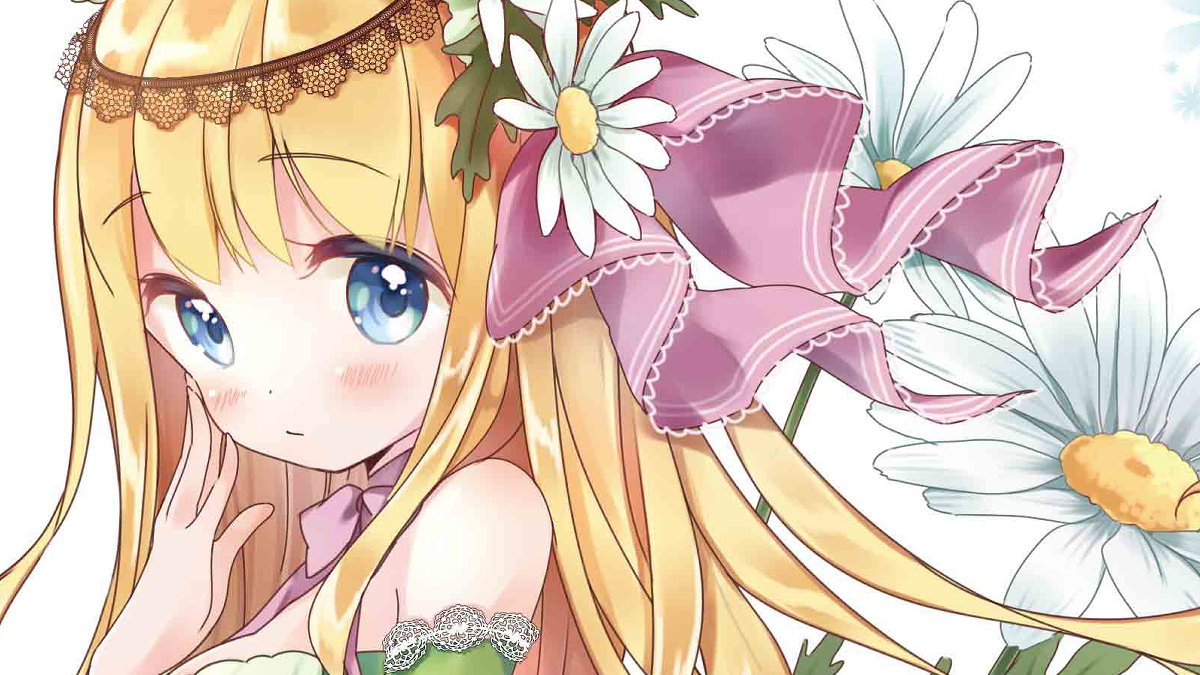 花の擬人化イラスト「マーガレット」