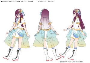 ホビージャパン×ランティス ユーザーミックスプロジェクト「Cheer球部！」水陸VENUS衣装デザイン 白波瀬　千裕（CV：成瀬瑛美）