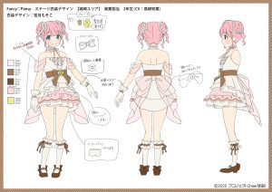 ホビージャパン×ランティス ユーザーミックスプロジェクト「Cheer球部！」Fancy♡Pansyステージ衣装デザイン 城崎ユリア（CV：高柳知葉）