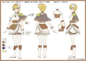ホビージャパン×ランティス ユーザーミックスプロジェクト「Cheer球部！」Fancy♡Pansyステージ衣装デザイン 榛名潤（CV：大地葉）