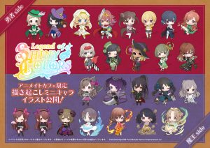 アニメイトカフェ 描き起こしミニキャラ アイドルマスター シャイニーカラーズ RPG風