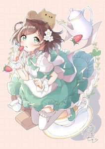 ふわぽめいちごミルクティー