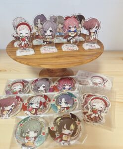 アイドルマスターシャイニーカラーズ アニメイトカフェ デコット オリジナルグッズ全体画像
