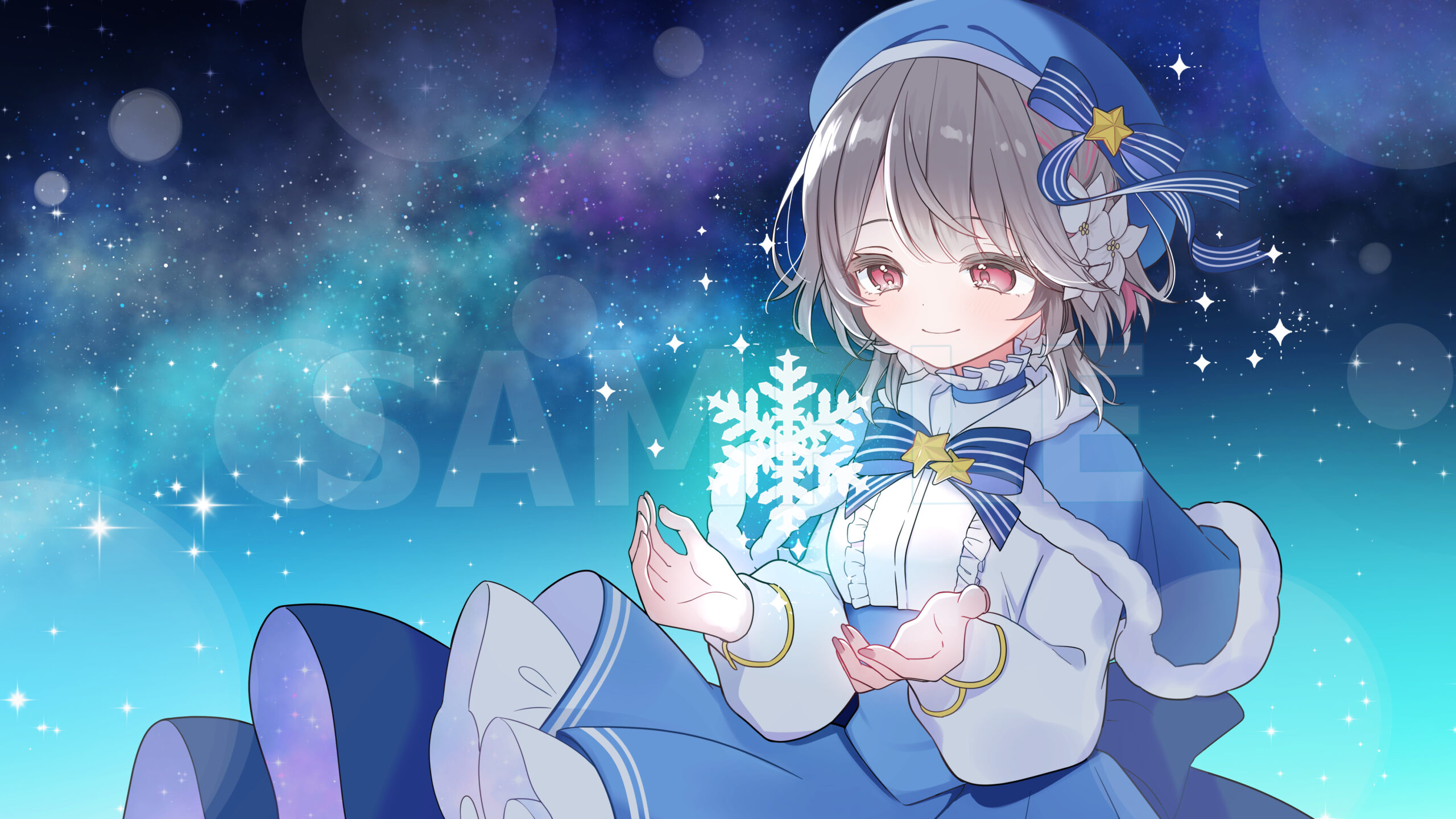 Vtuber・幸世いのり様|季節・活動用途に合わせたイラスト3点制作しました